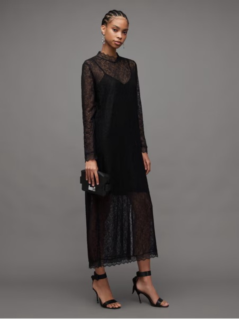 All Saints Katlyn Dress - no lining/slip